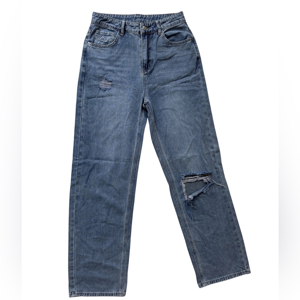 High Waisted Straight Leg Jeans🖤